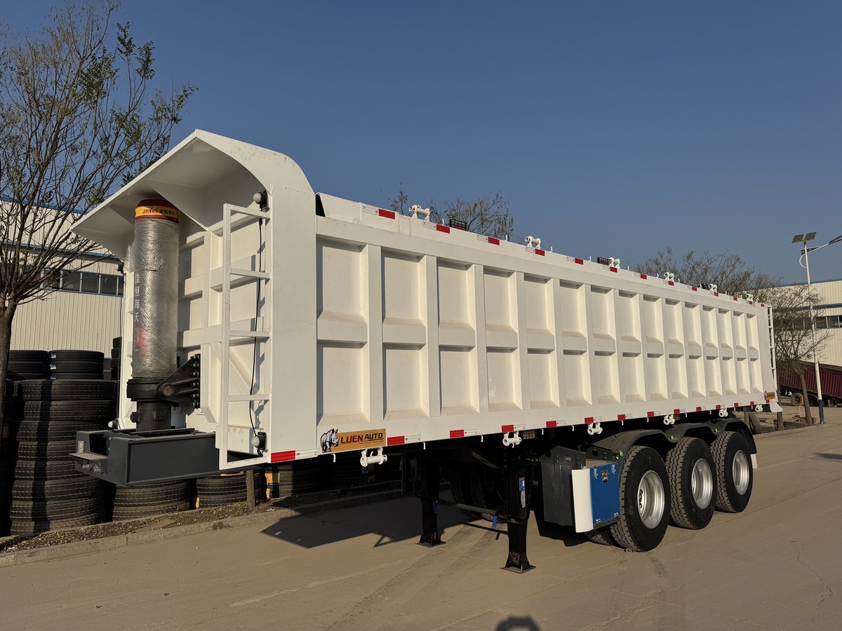 3 Axle End Dump Trailer For Sale