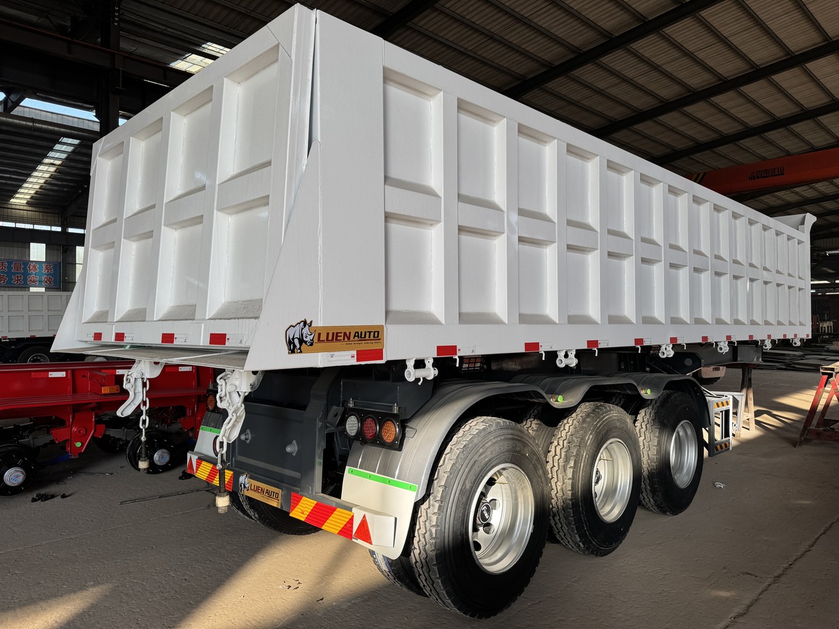 3 Axle End Dump Trailer For Sale - Imagen 3