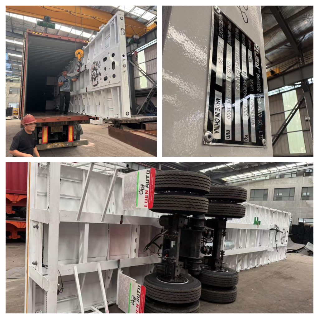 flatbed truck trailer