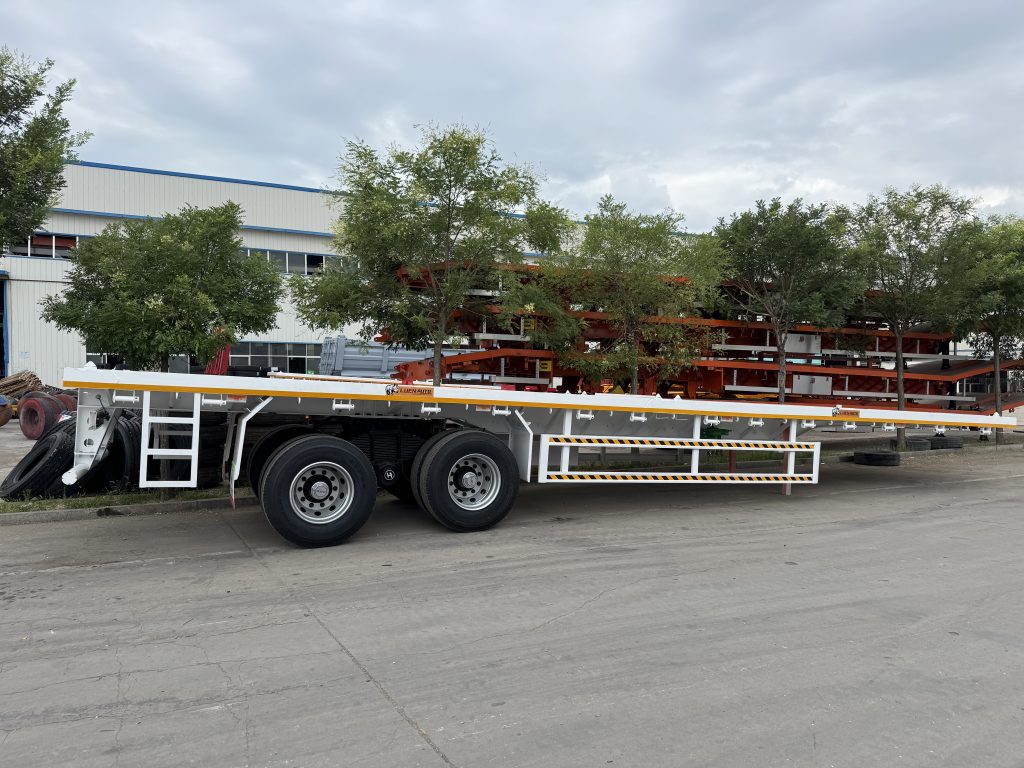 flatbed trailer truck