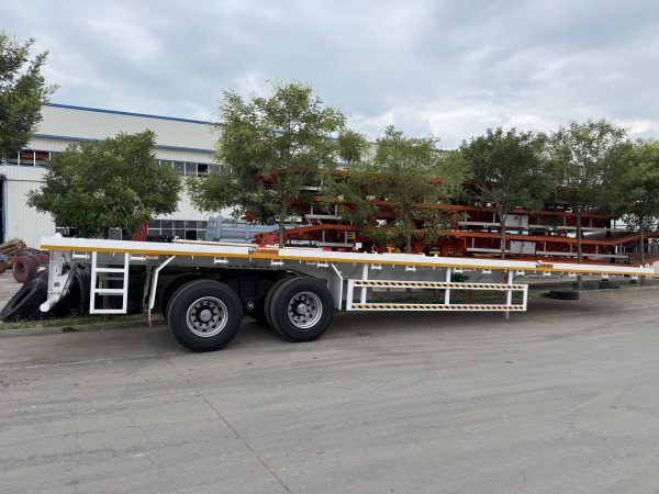 flatbed trailer truck